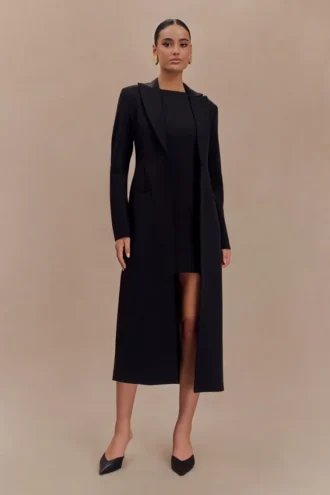 Caviar Suiting Coat – Svart