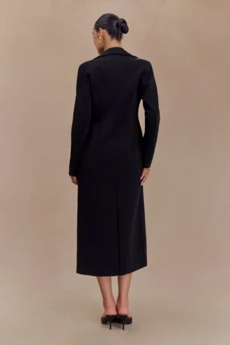 Caviar Suiting Coat – Svart