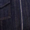 Cierra Cinched Jacket Top – tvättad indigoblå