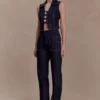 Clarrissa högmidjade jeans – tvättad indigoblå Clarrissa högmidjade jeans – tvättad indigoblå
