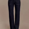 Clarrissa högmidjade jeans – tvättad indigoblå Clarrissa högmidjade jeans – tvättad indigoblå