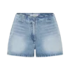 Erin midjehöga Denim Shorts – tvättade ljusblå Erin midjehöga Denim Shorts – tvättade ljusblå