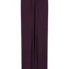 Erina Slinky rynkad maxikjol med metalldetaljer – Aubergine Erina Slinky rynkad maxikjol med metalldetaljer – Aubergine