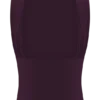 Erina Slinky topp med öppen rygg – Aubergine