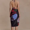 Evie Chiffon Sarong – Multi Fluid Reverie-tryck