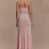 Finley Pointelle Knit Maxi Klänning – Baby Pink