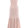 Finley Pointelle Knit Maxi Klänning – Baby Pink