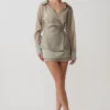 Frankie minikjol i satin – Smoke Frankie minikjol i satin – Smoke