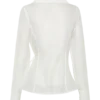 Frankie Organza Cross Over-skjorta – Vit