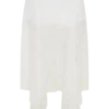 Haime Lace Hankie Midi-kjol – Elfenben Haime Lace Hankie Midi-kjol – Elfenben