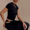 Haven Slinky Twist midikjol – svart Haven Slinky Twist midikjol – svart
