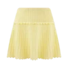 Indy Pointelle-stickad minikjol – Lemon