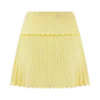 Indy Pointelle-stickad minikjol – Lemon