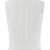 Indy Pointelle-stickad topp – elfenben Indy Pointelle-stickad topp – elfenben