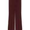 Jacqueline plisserade byxor med vid ben – Mahogany Jacqueline plisserade byxor med vid ben – Mahogany