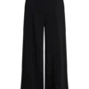 Jacqueline plisserade byxor med vida ben – svart Jacqueline plisserade byxor med vida ben – svart