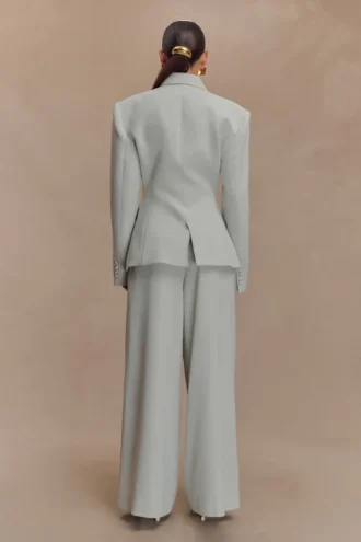 Jameson Cinched Suiting Blazer – Ljus salvia