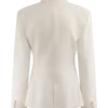Jameson linneblazer med snörning – havremel Jameson linneblazer med snörning – havremel