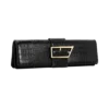 Jessica clutch i imiterat krokodilläder – svart Jessica clutch i imiterat krokodilläder – svart