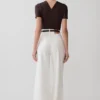 Shae-Denim-jeans med vida ben – Vit Shae-Denim-jeans med vida ben – Vit
