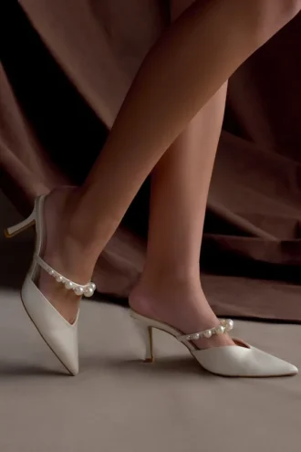 Karla Pearl Mule – Elfenben