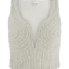 Kathia Pearl handbroderad topp – vit Kathia Pearl handbroderad topp – vit