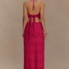 Kensley Broderie halterneck-top – Dragonfruit Kensley Broderie halterneck-top – Dragonfruit
