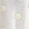 Kiki Off Shoulder Knit Rose Maxi Klänning – Ivory Kiki Off Shoulder Knit Rose Maxi Klänning – Ivory