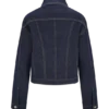 Kirra Cinched Denim Jacket – tvättad indigoblå Kirra Cinched Denim Jacket – tvättad indigoblå