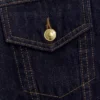Kirra Cinched Denim Jacket – tvättad indigoblå Kirra Cinched Denim Jacket – tvättad indigoblå