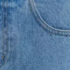 Kirralee raka jeans med uppvikt benslut – klassiskt blå Kirralee raka jeans med uppvikt benslut – klassiskt blå