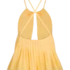Korra chiffong-haltertop – Butterscotch Korra chiffong-haltertop – Butterscotch