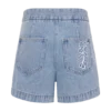 Kylee broderade shorts – mellablå Kylee broderade shorts – mellablå