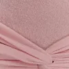 Laurie Twist Knit Mini Klänning – Baby Pink Laurie Twist Knit Mini Klänning – Baby Pink