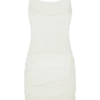 Laurie Twist Knit Mini Klänning – Ivory