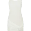 Laurie Twist Knit Mini Klänning – Ivory