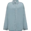 Lioda Oversized Denim Shirt – 80’S Blue