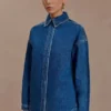 Lioda Oversized Denim Shirt – Dark Blue Lioda Oversized Denim Shirt – Dark Blue