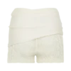 Liora virkade shorts med stickat överdrag – elfenben Liora virkade shorts med stickat överdrag – elfenben