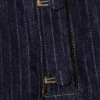 Loraine ärmlös Denim-top – Indigo Pinstripe
