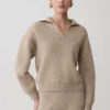 Luca stickad tröja – beige melerad Luca stickad tröja – beige melerad