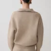 Luca stickad tröja – beige melerad Luca stickad tröja – beige melerad