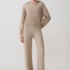 Luca stickad tröja – beige melerad Luca stickad tröja – beige melerad