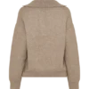 Luca stickad tröja – beige melerad Luca stickad tröja – beige melerad