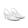 Mai Slingback-klack med rem – Vit Mai Slingback-klack med rem – Vit
