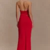 Mariposa Slinky halterneck-top – röd