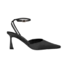Marley Satin Pointed Heel – Svart Marley Satin Pointed Heel – Svart