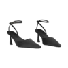 Marley Satin Pointed Heel – Svart Marley Satin Pointed Heel – Svart