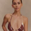 Marquise bikinitopp – Chocolate Deco Fleur-tryck