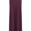 Martiena stickad maxikjol – plommon Martiena stickad maxikjol – plommon